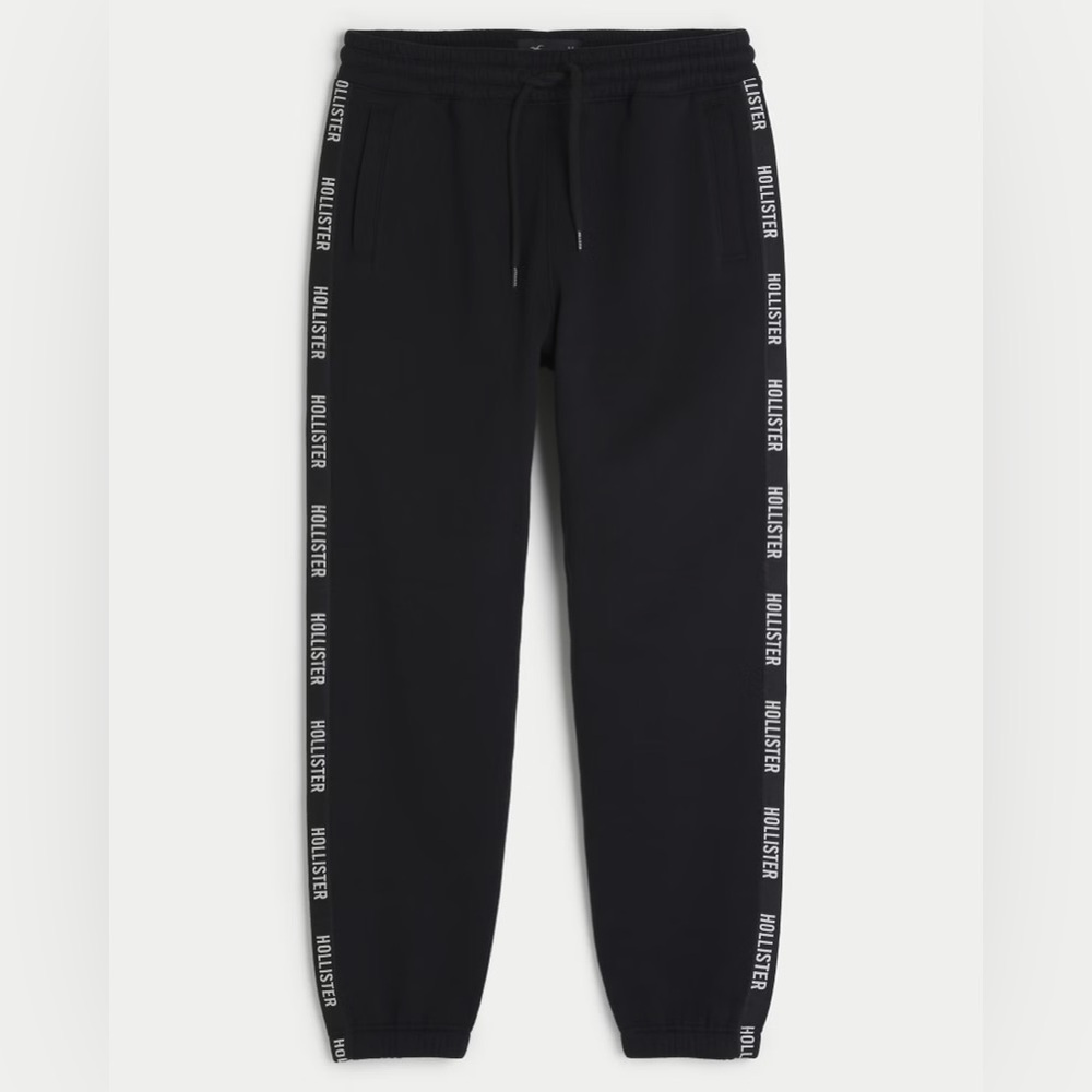 Hollister Men’s Fleece Logo Tape Joggers